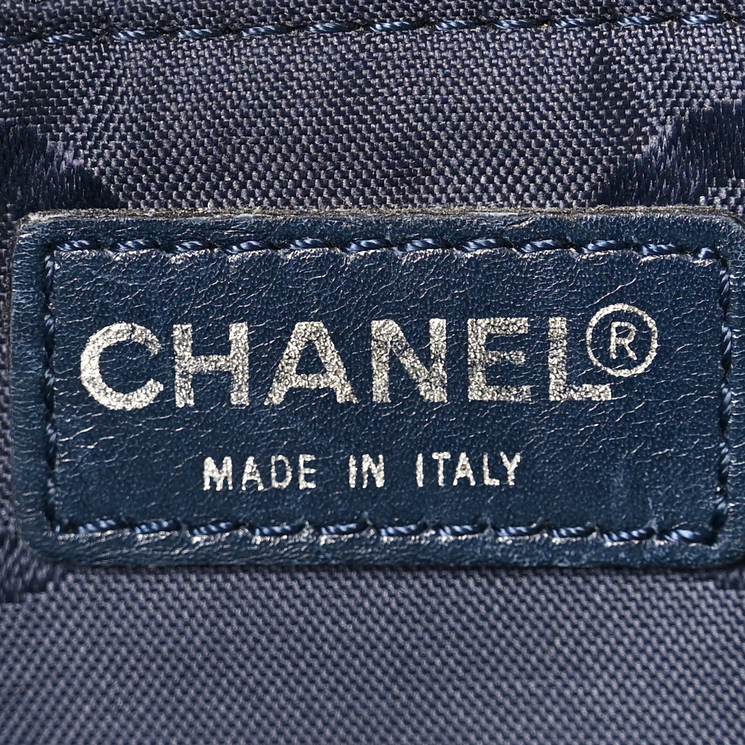 Chanel Denim Large CC Tote Light Blue