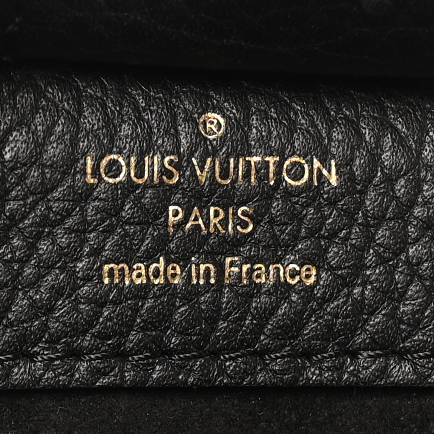 Louis Vuitton Damier Ebene Cuir Taurillon Brittany Black