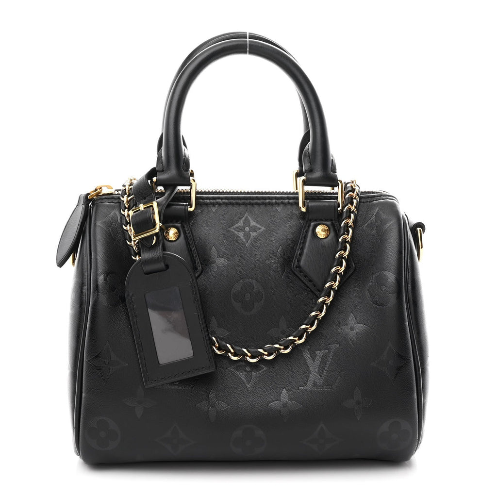 Louis Vuitton Monogram Ink Speedy BB Black