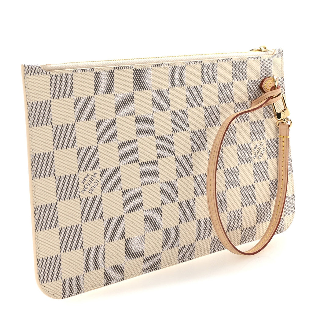 Louis Vuitton Damier Azur Neverfull MM GM Pochette