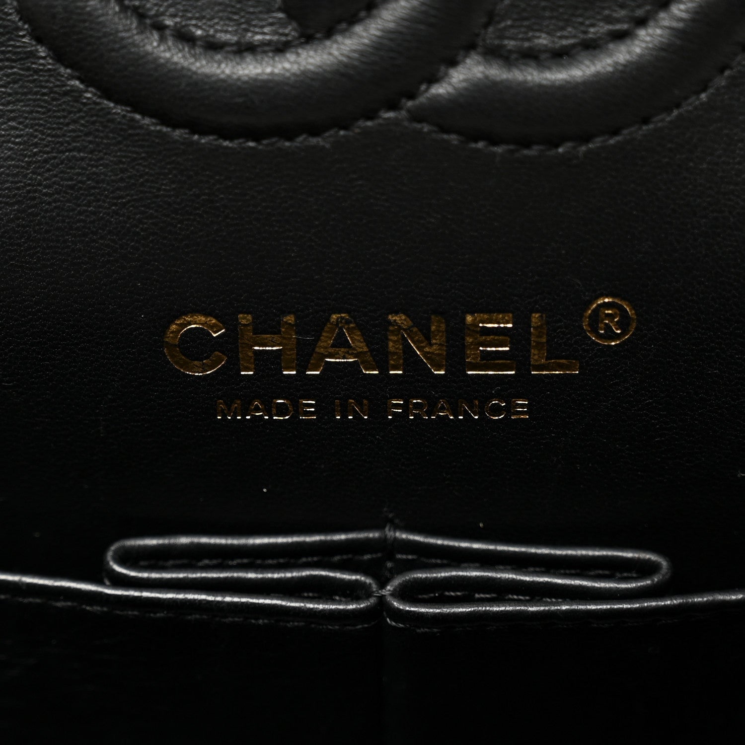 Chanel Caviar Flat Chevron Quilted Small Double Flap Black