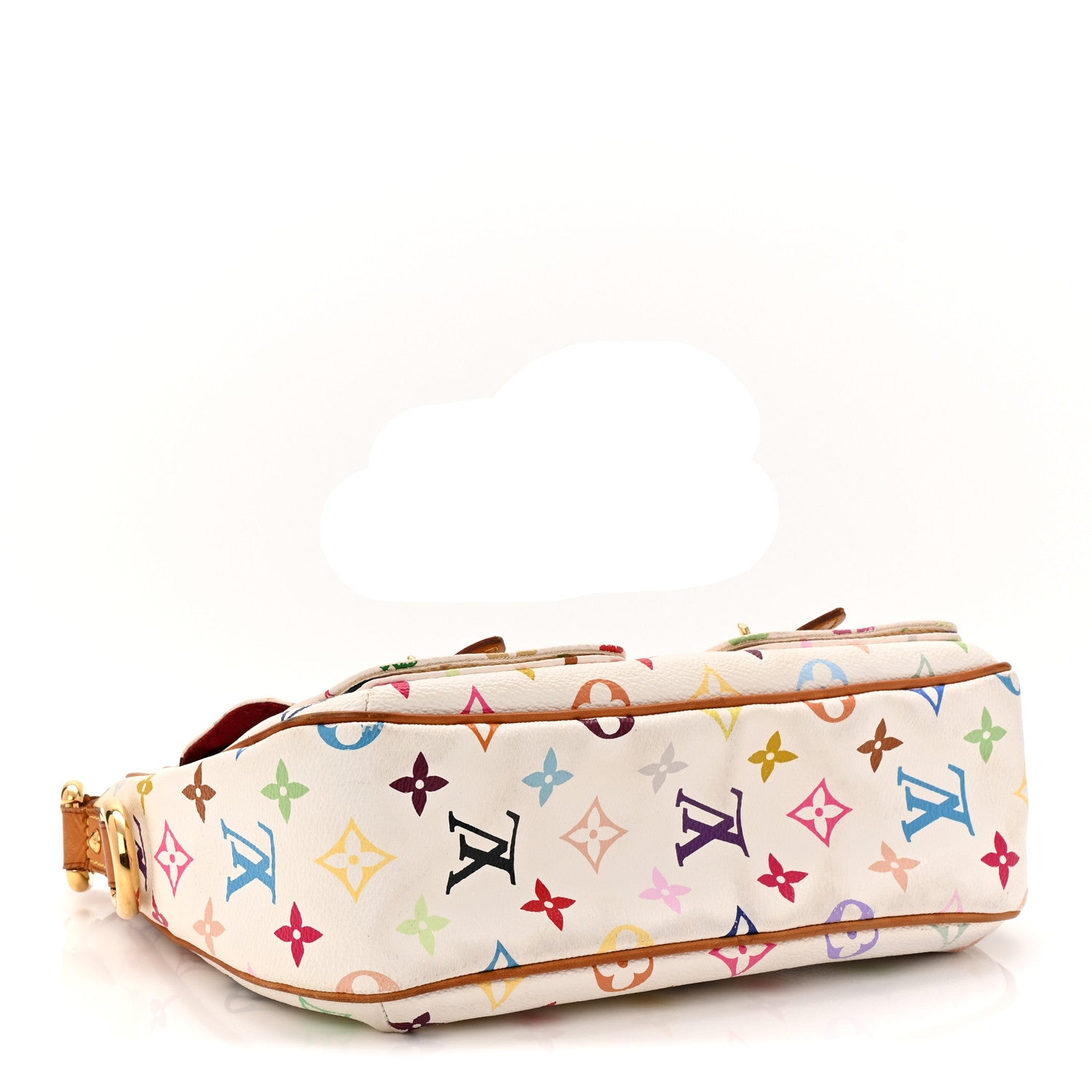 Louis Vuitton Monogram Multicolor Lodge PM White