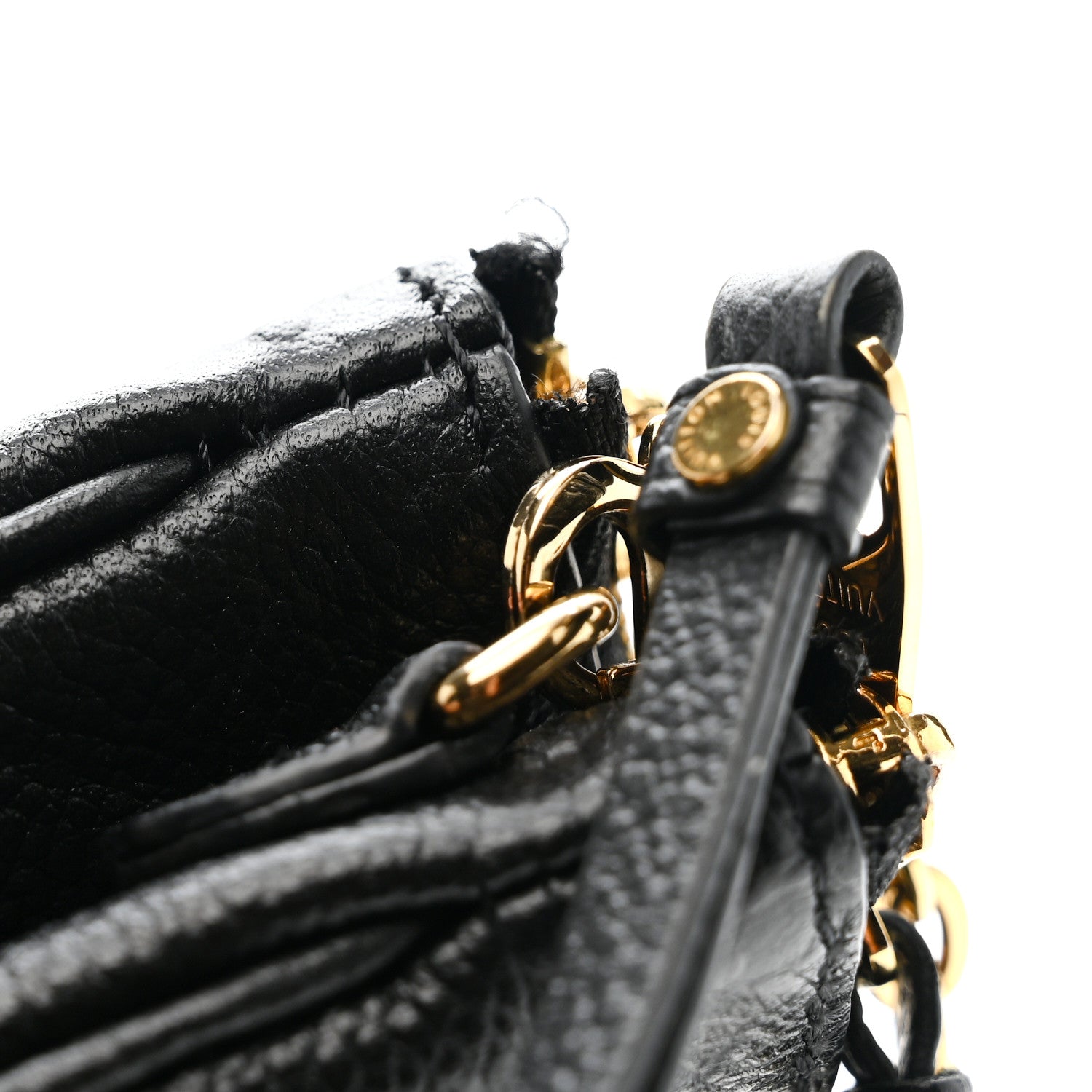 Louis Vuitton Empreinte Double Zip Pochette Black