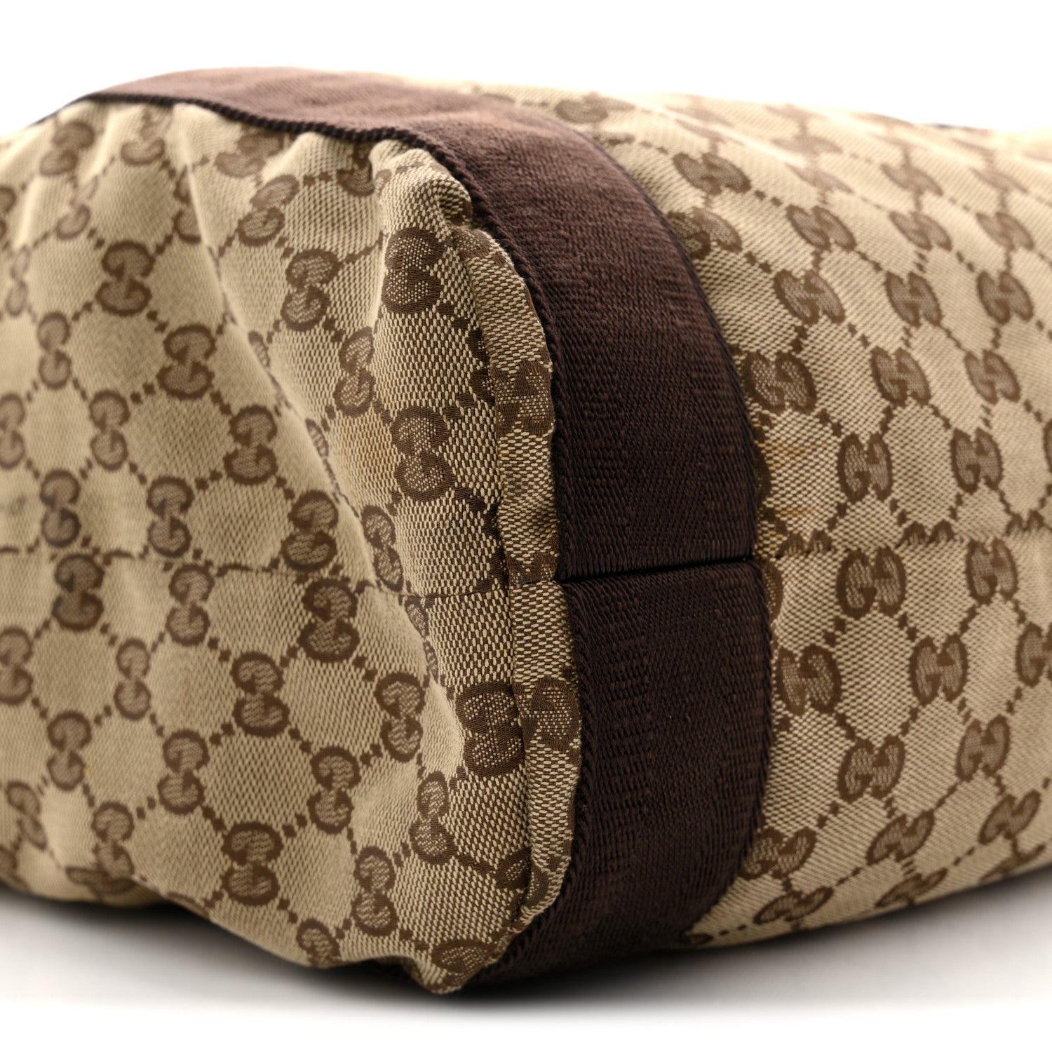 Gucci GG Monogram Medium Handle Vertical Tote Bag Dark Brown