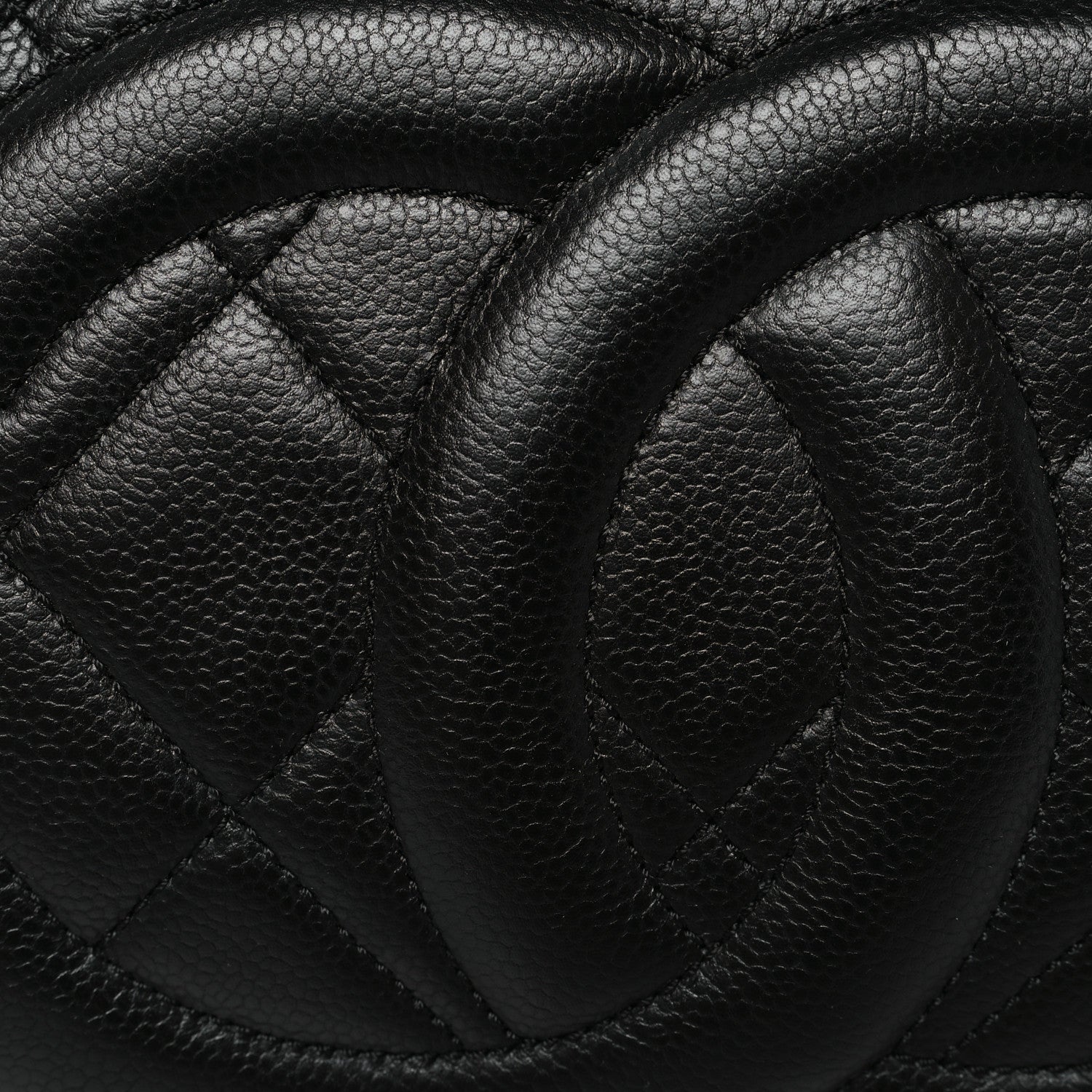 Chanel Caviar Quilted CC Timeless Soft Tote Black