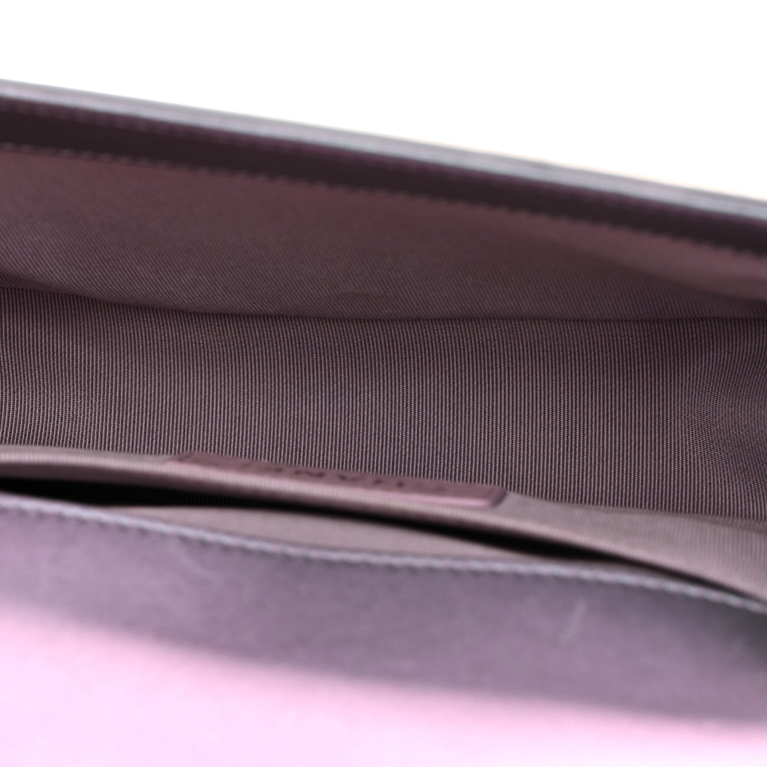 Chanel Iridescent Patent Calfskin PVC Quilted Small Boy Flap Light Purple