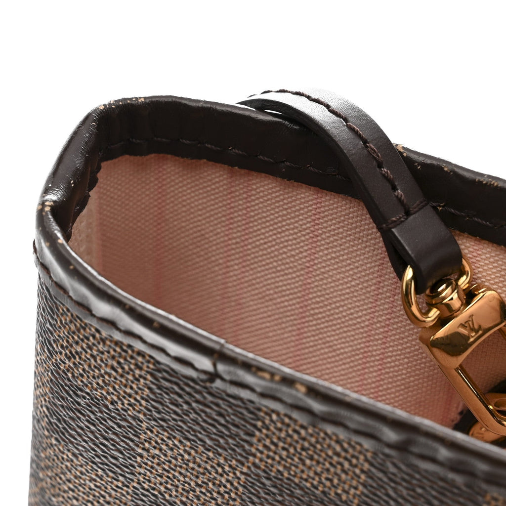 Louis Vuitton Damier Ebene Neo Neverfull MM Rose Ballerine