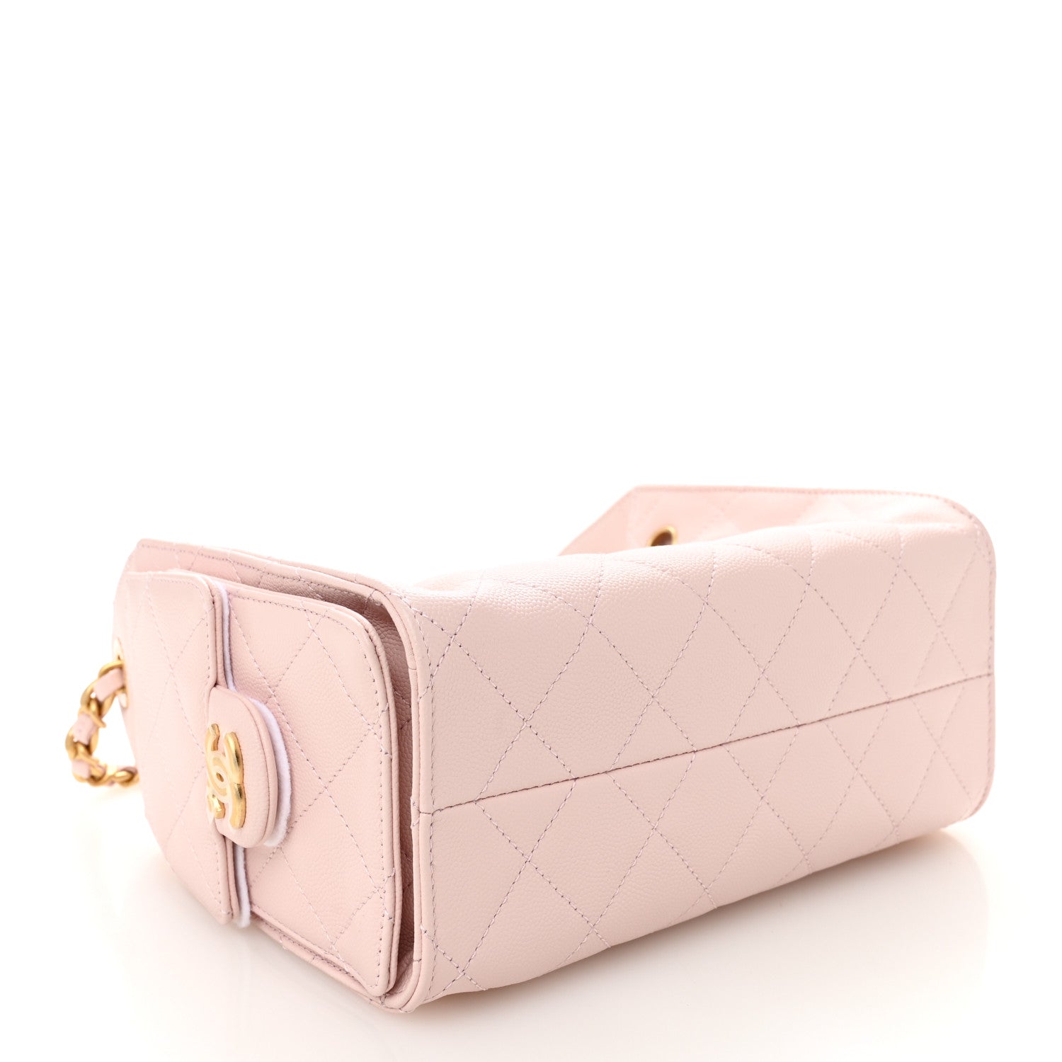 Chanel Caviar Quilted Mini Chanel 25 Handbag Light Pink