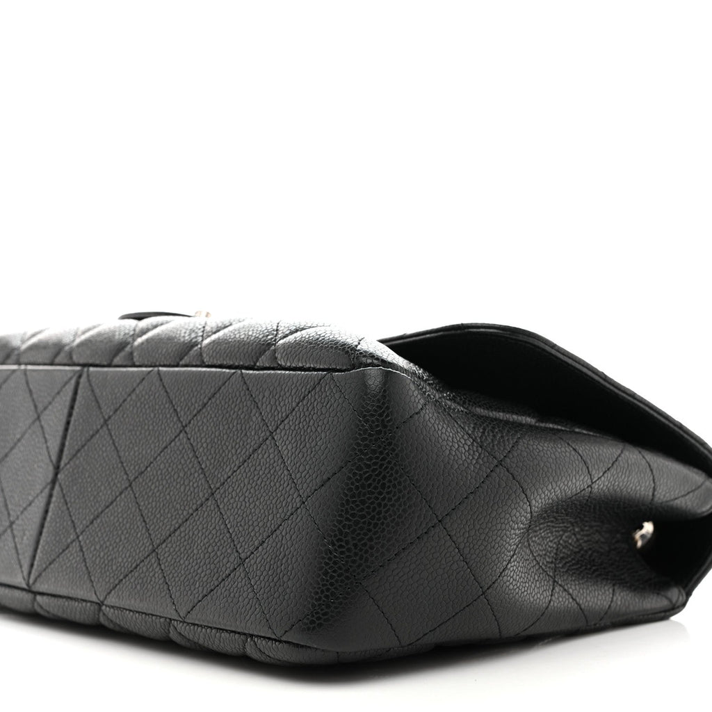 Chanel Caviar Quilted Jumbo Single Flap Black