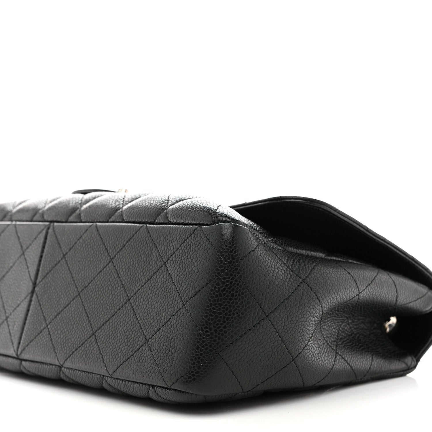 Chanel Caviar Quilted Jumbo Single Flap Black