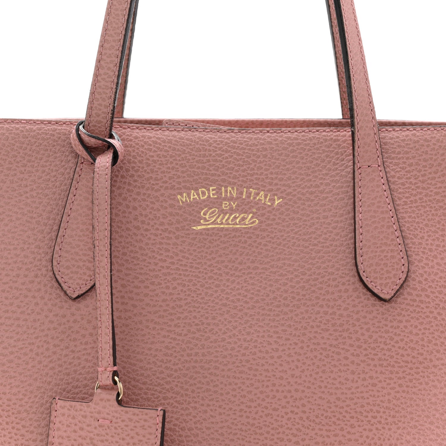 Gucci Dollar Calfskin Small Swing Tote Soft Pink