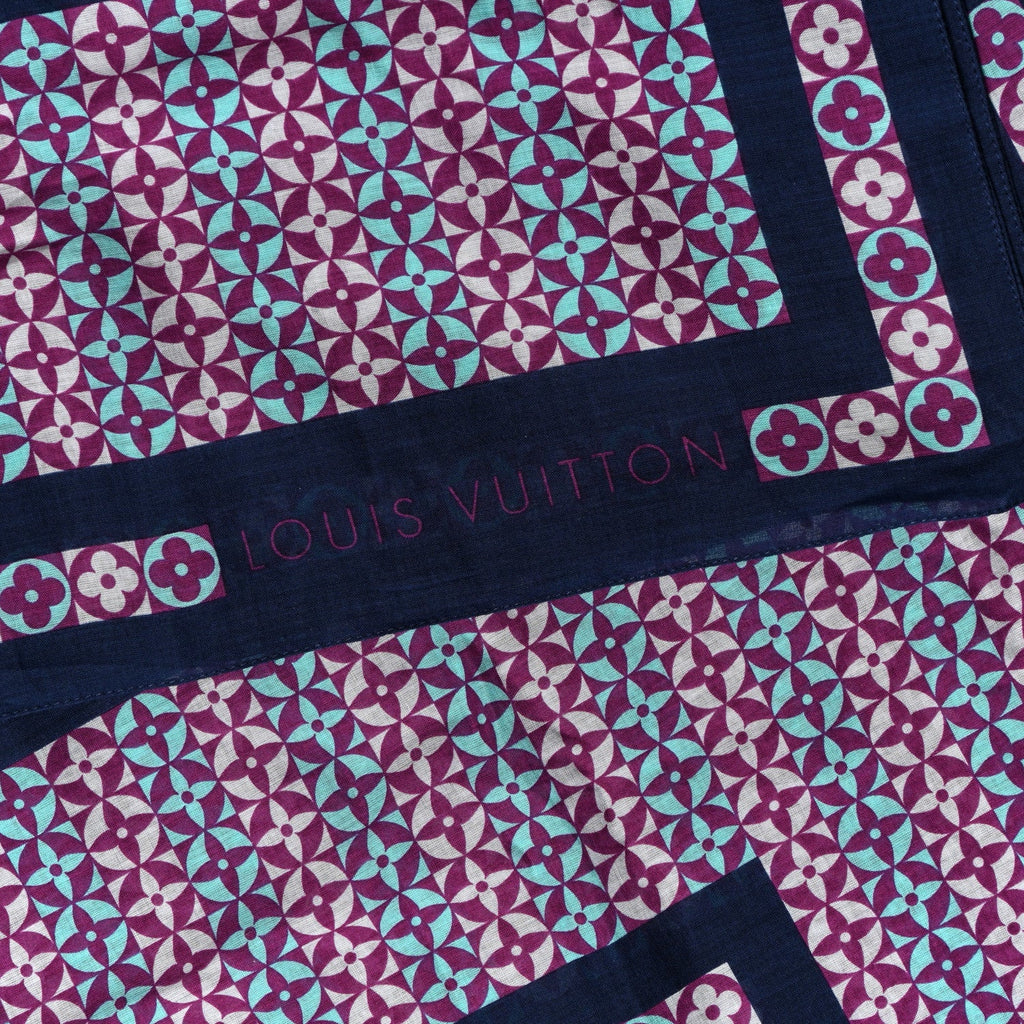 Louis Vuitton Cotton Monogram Shawl Multicolor