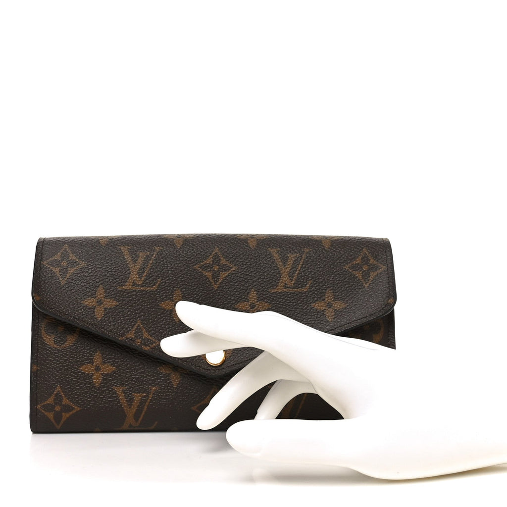 Louis Vuitton Monogram Sarah Wallet NM Coquelicot