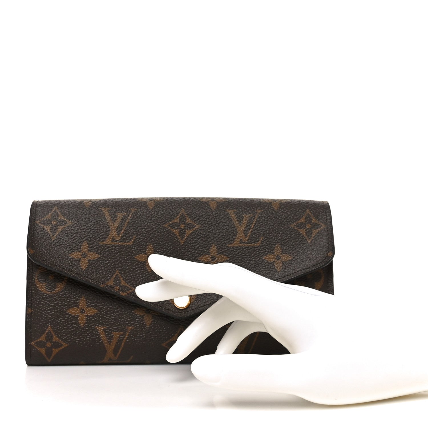 Louis Vuitton Monogram Sarah Wallet NM Coquelicot