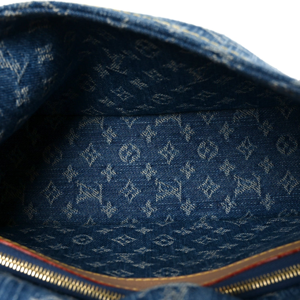 Louis Vuitton Monogram Denim Diane Blue