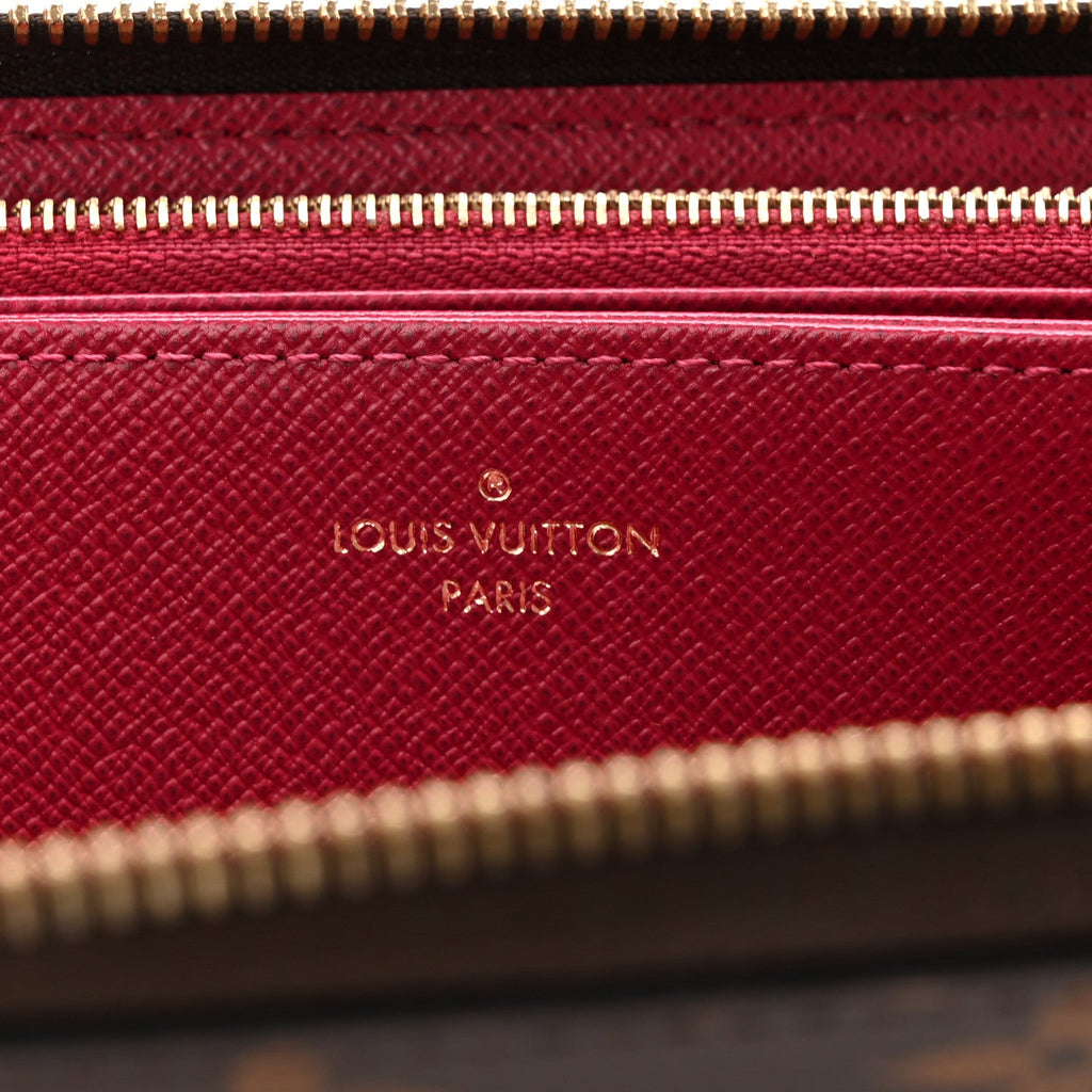 Louis Vuitton Monogram Zippy Wallet Fuchsia