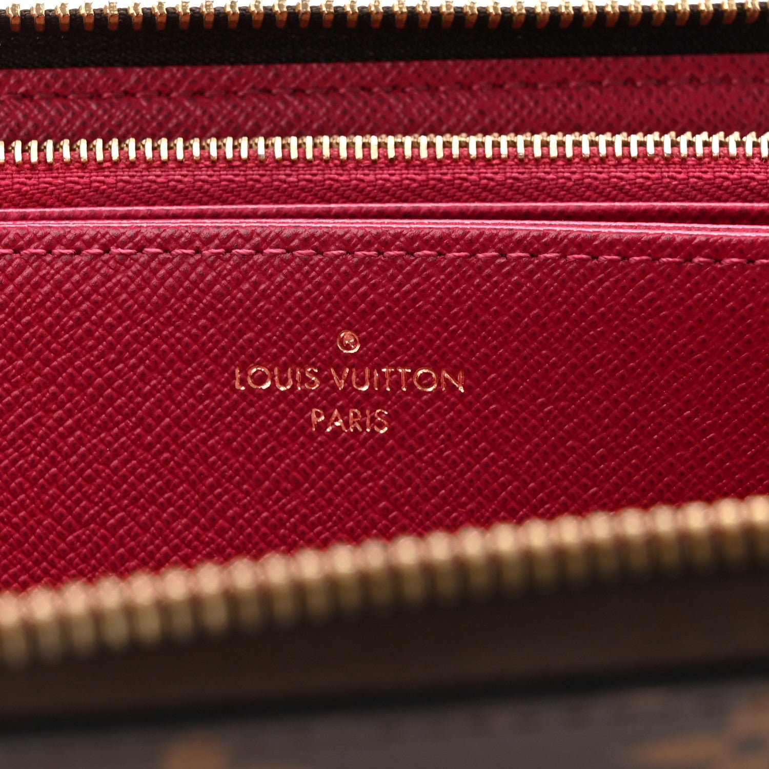 Louis Vuitton Monogram Zippy Wallet Fuchsia
