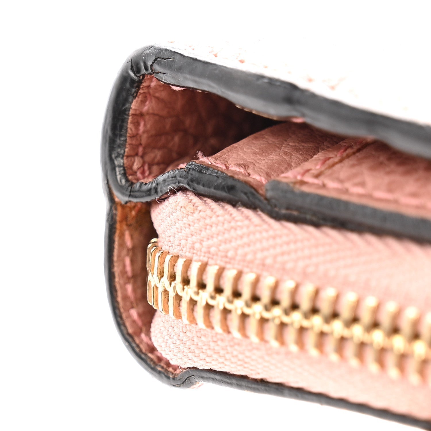 Gucci Dollar Calfskin Interlocking G Continental Wallet Soft Pink