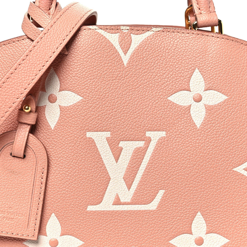 Louis Vuitton Empreinte Monogram Giant Petit Palais Rose Trianon Creme