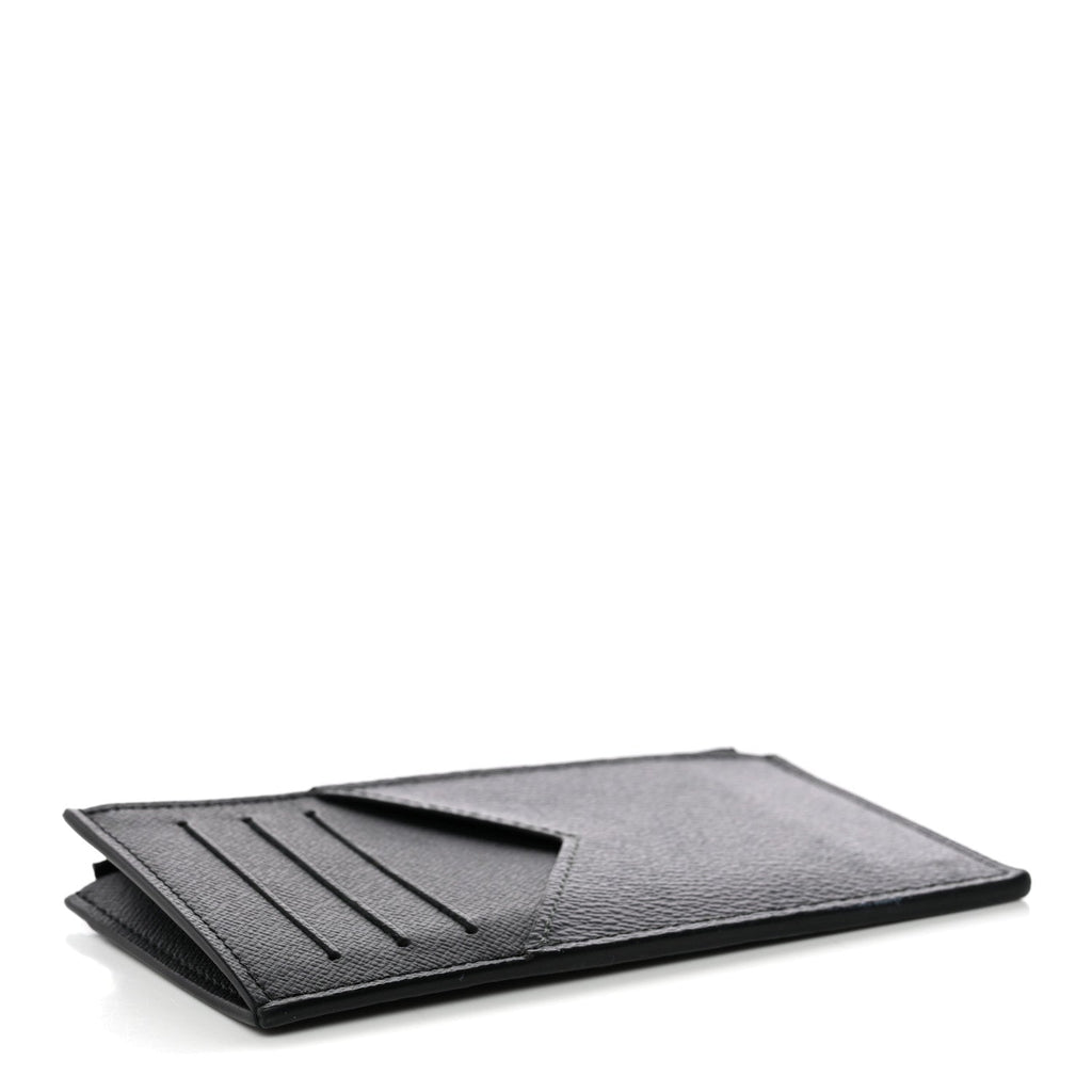 Louis Vuitton Reverse Monogram Eclipse Taiga Coin Card Holder