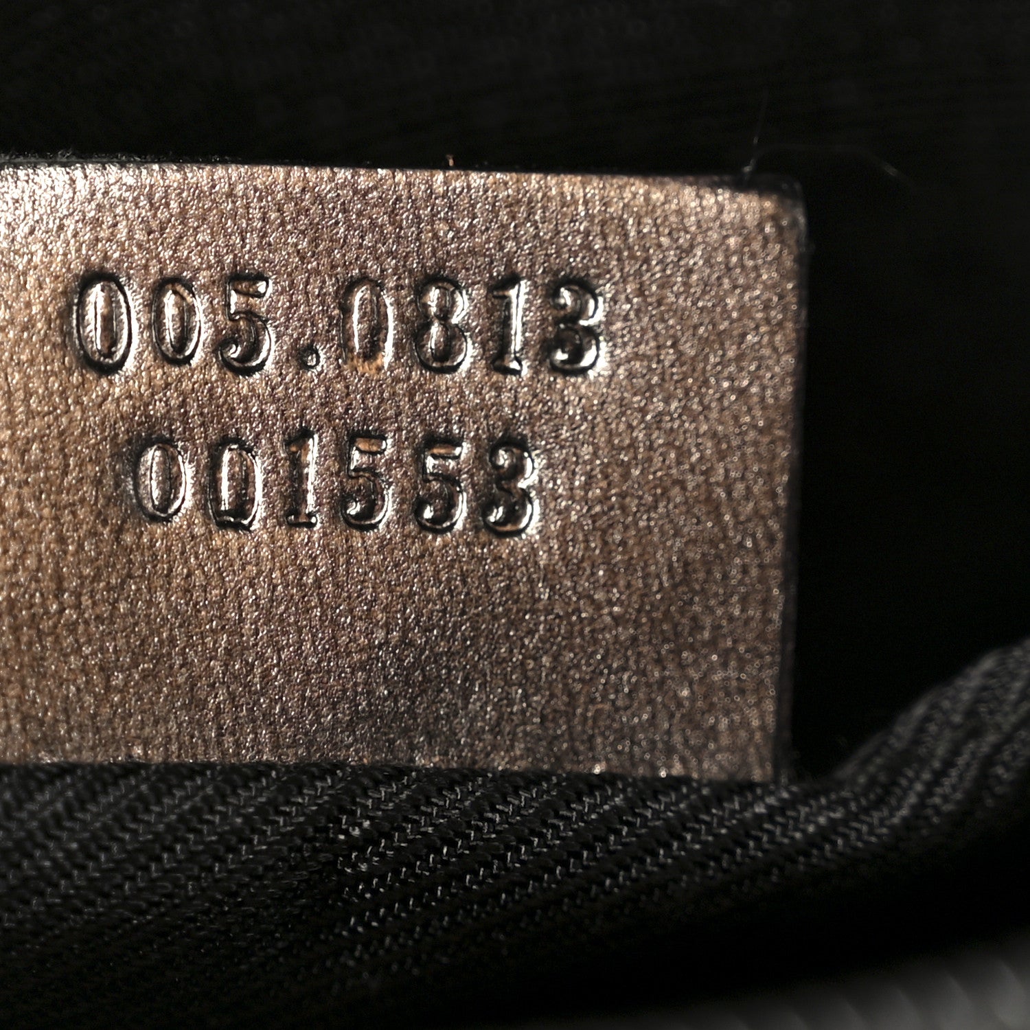 Gucci Monogram Pochette Black
