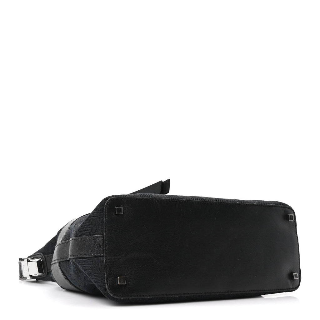 Gucci GG Canvas Monogram Shoulder Bag Black