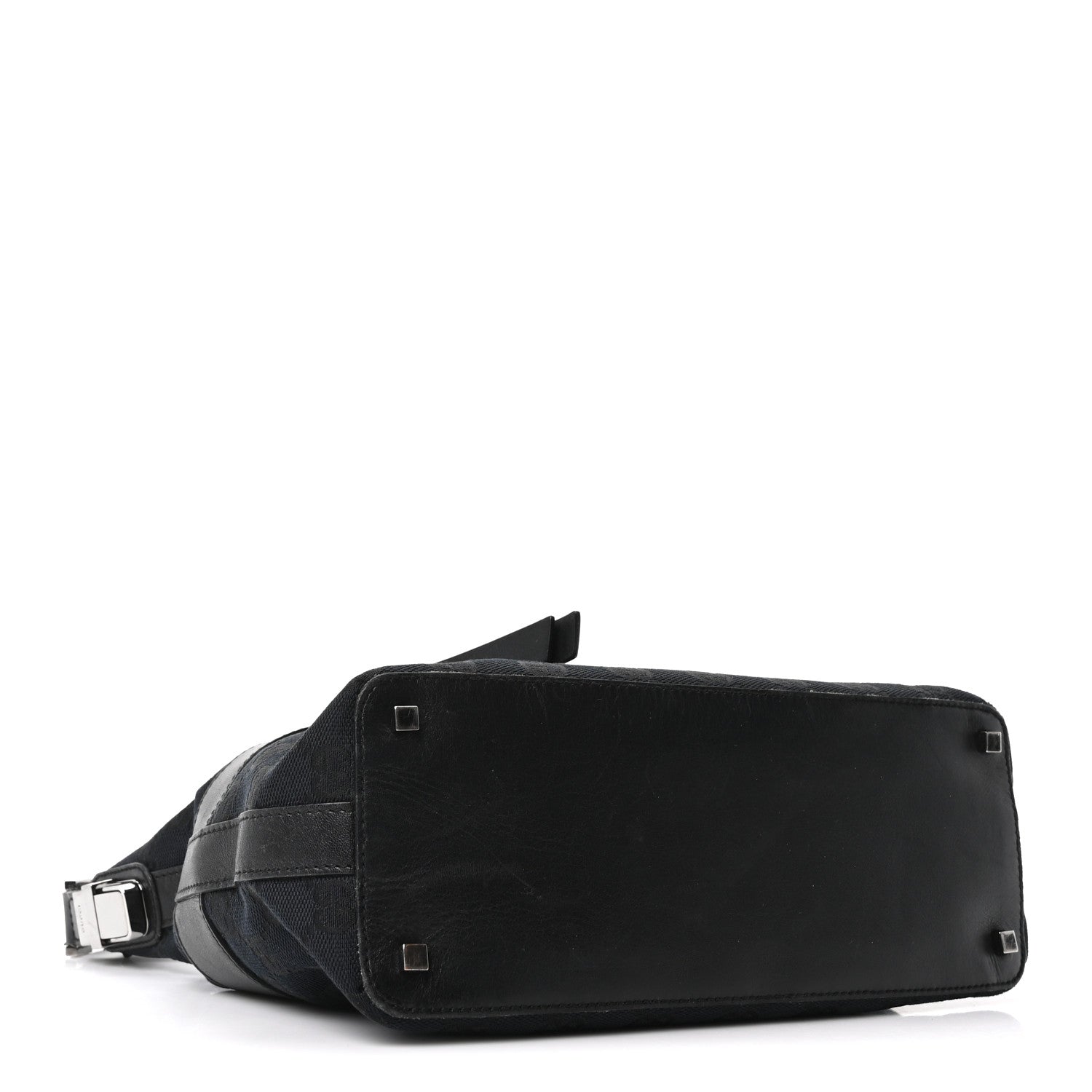 Gucci GG Canvas Monogram Shoulder Bag Black