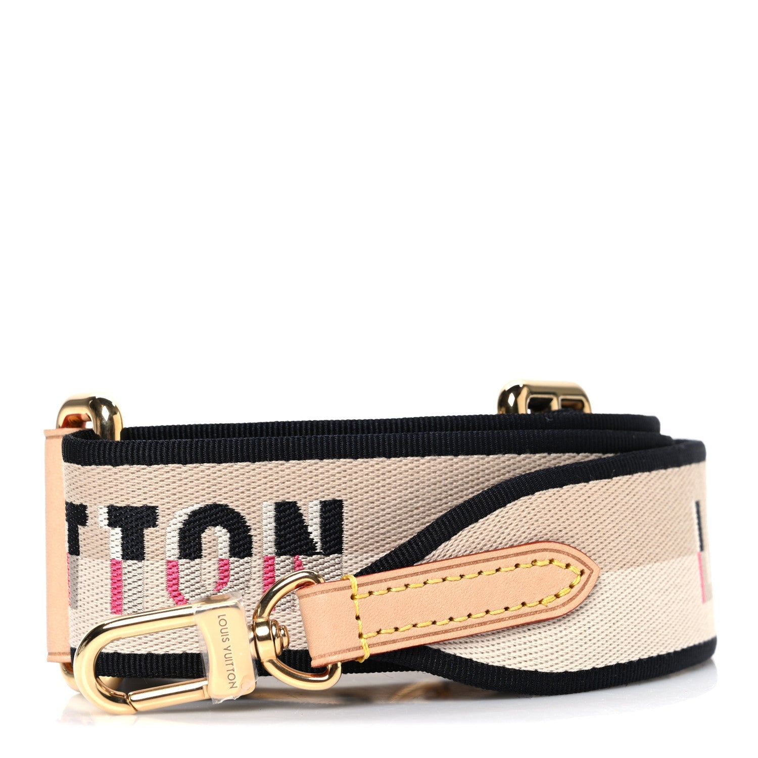Louis Vuitton Jacquard Speedy Bandouliere 20 Shoulder Strap Black