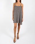 Chanel Black and White Polkadot Sleeveless Mini Dress with Crossover Back Detail and CC Logo Prints Size FR 34 (UK 6)