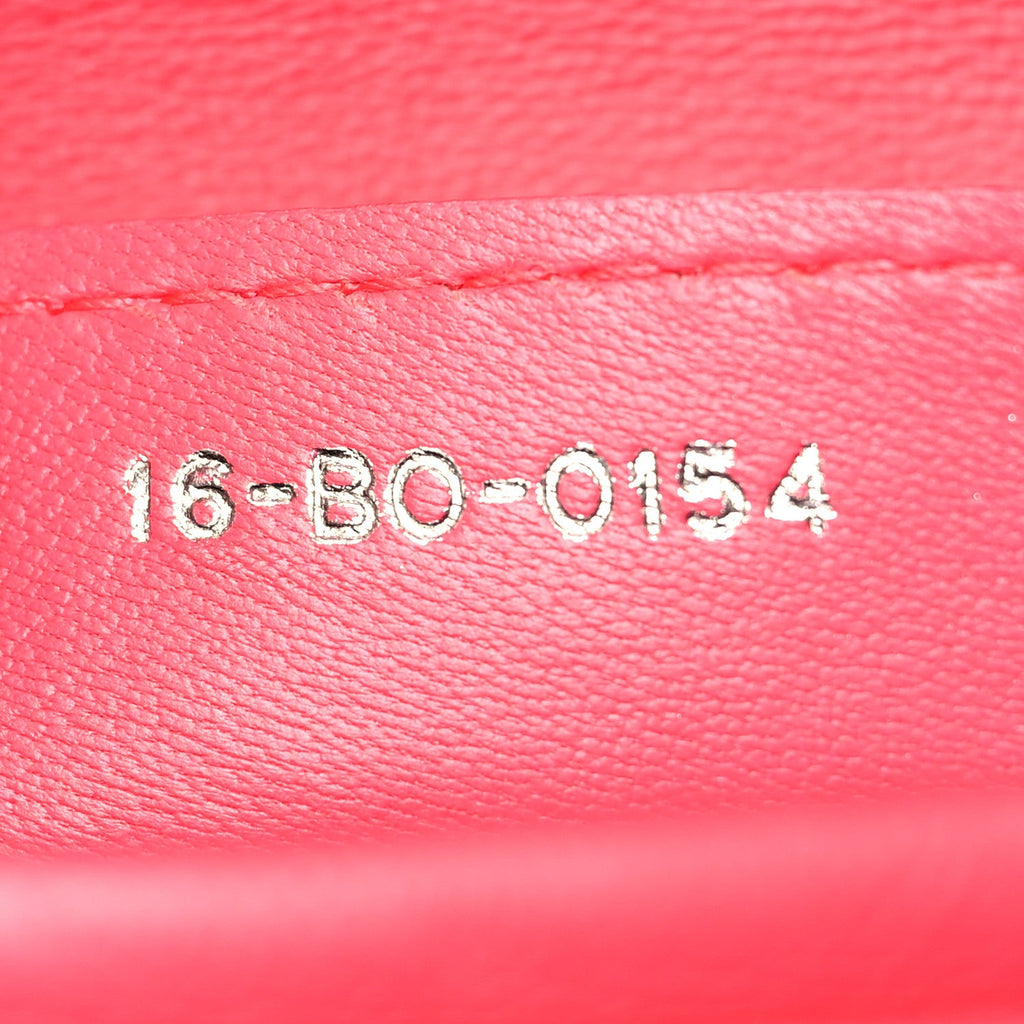 Christian Dior Lambskin Cannage Medium Lady Dior Pink