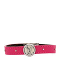 Louis Vuitton Monogram LV Circle Reversible Bracelet 17 Rose Falbala