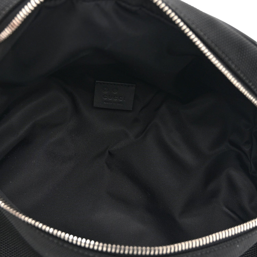 Gucci Techno Canvas Web Large Belt Bag Black