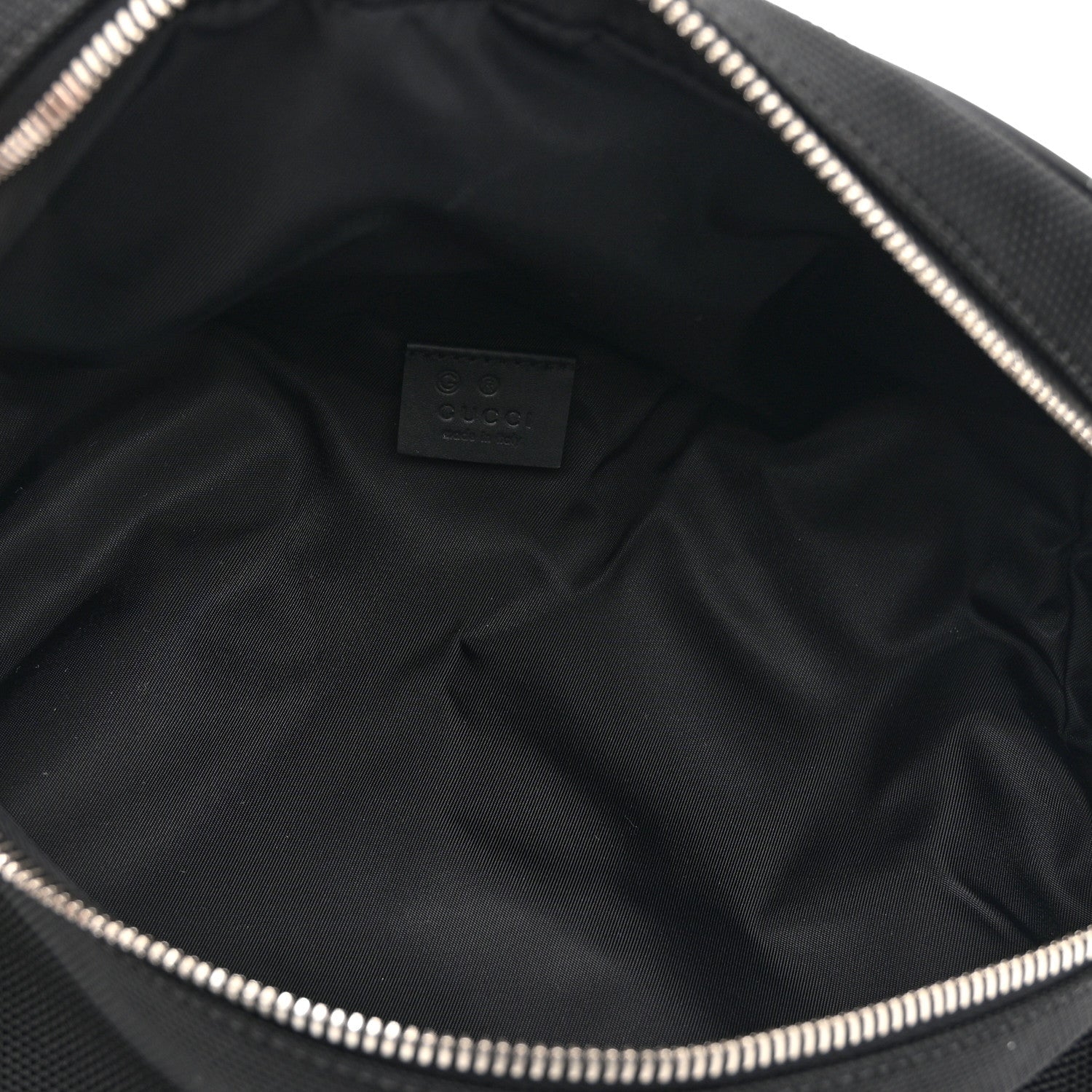 Gucci Techno Canvas Web Large Belt Bag Black