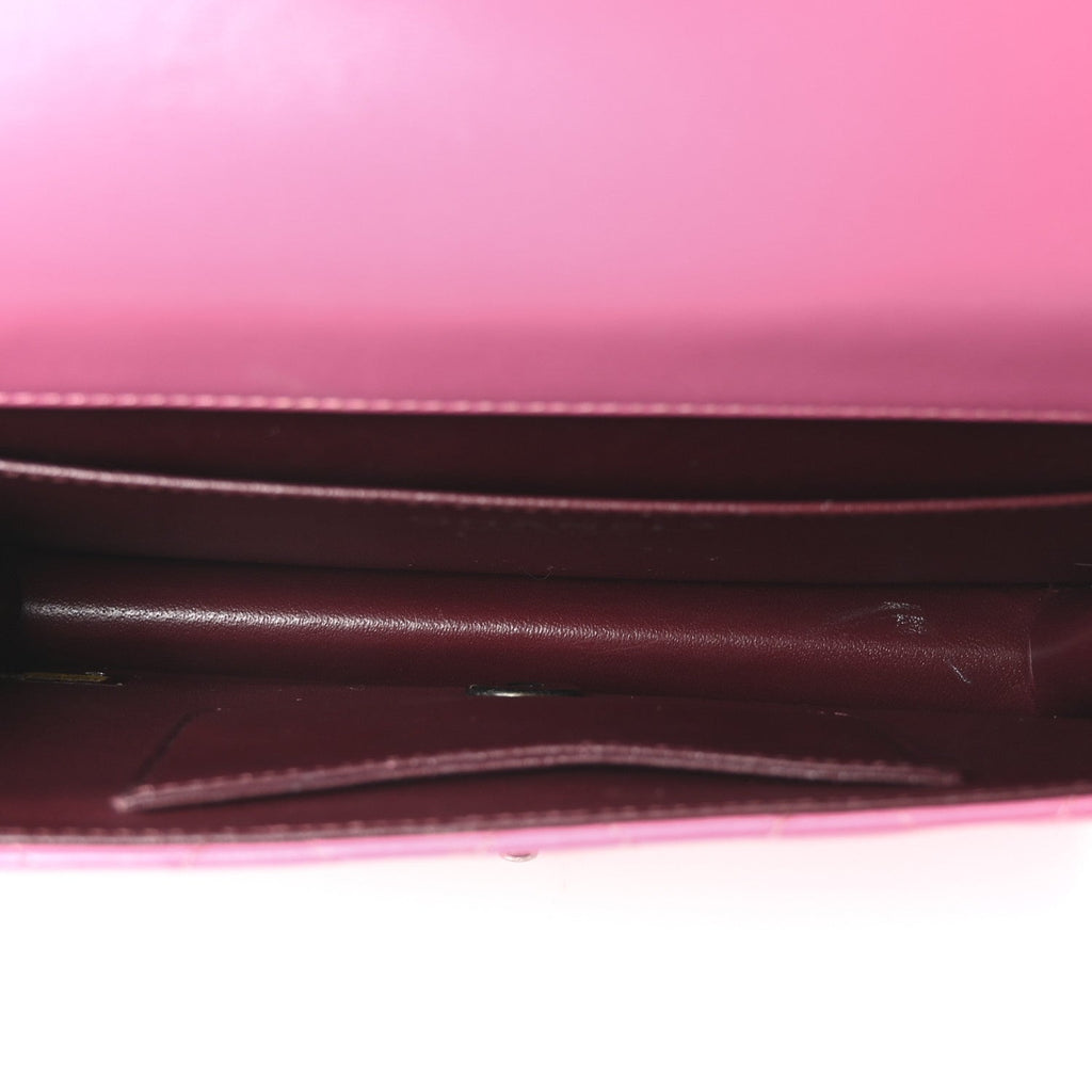 Chanel Lambskin Quilted Medium Crossing Times Flap Pink