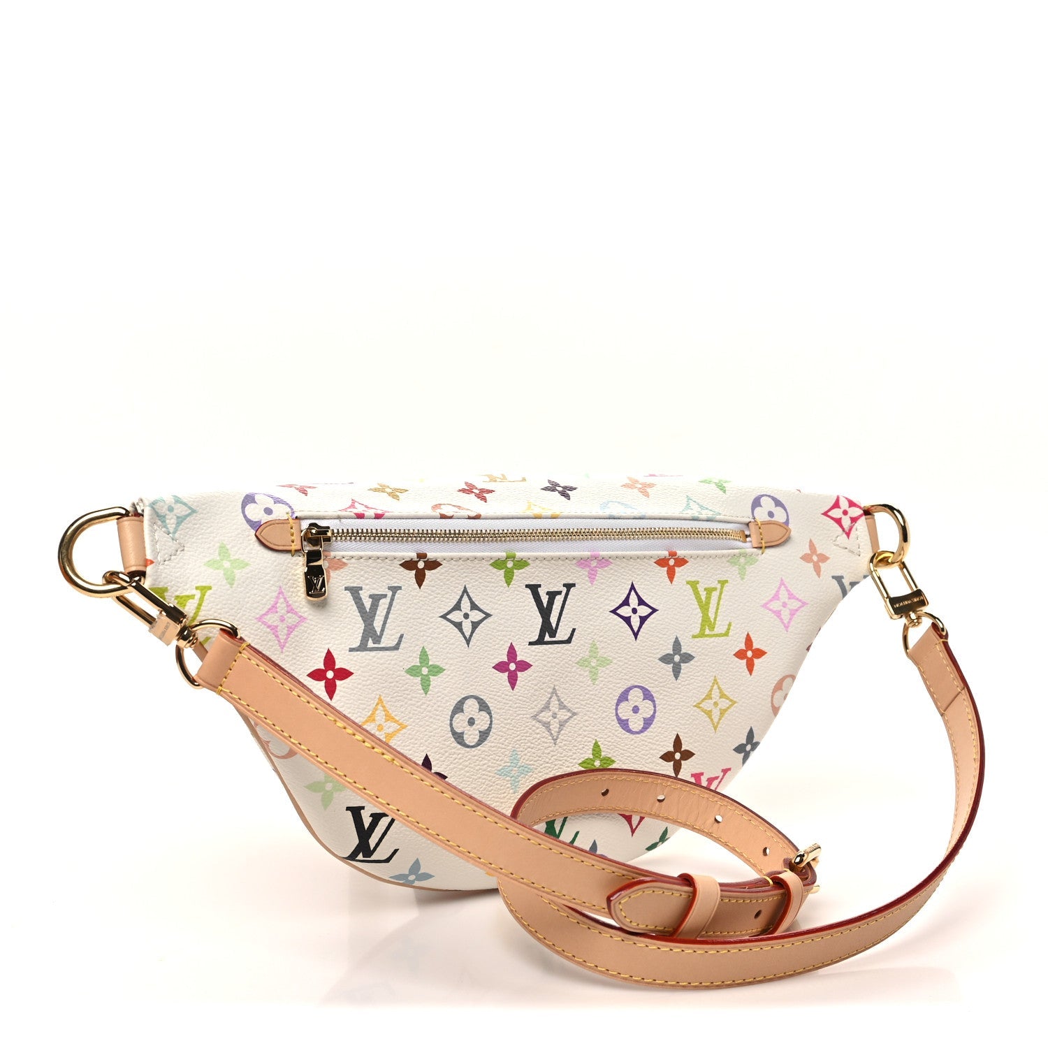 Louis Vuitton LV X TM Monogram Multicolor High Rise Bumbag White