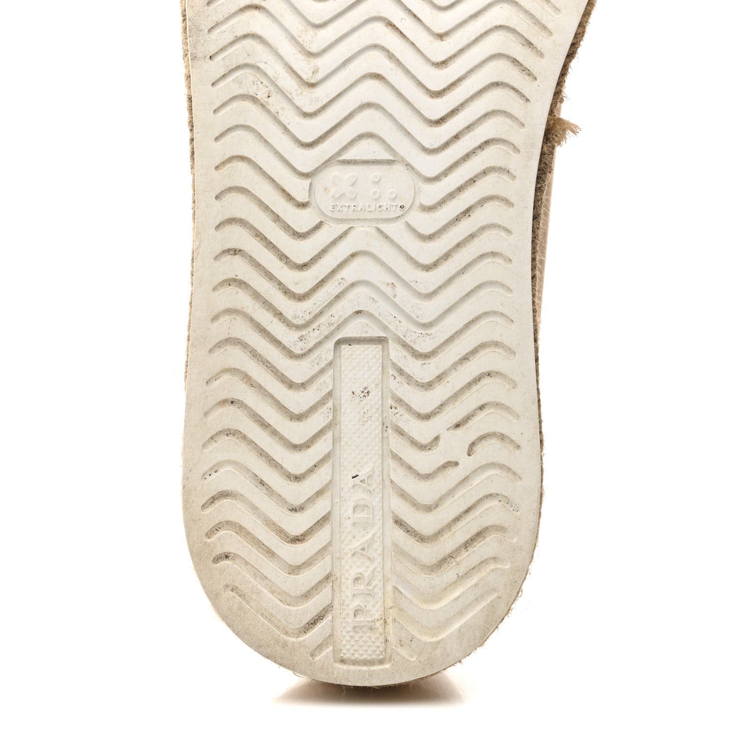 Prada Canvas Gabardine Espadrille 45mm Platform Sneakers 37.5 Corda