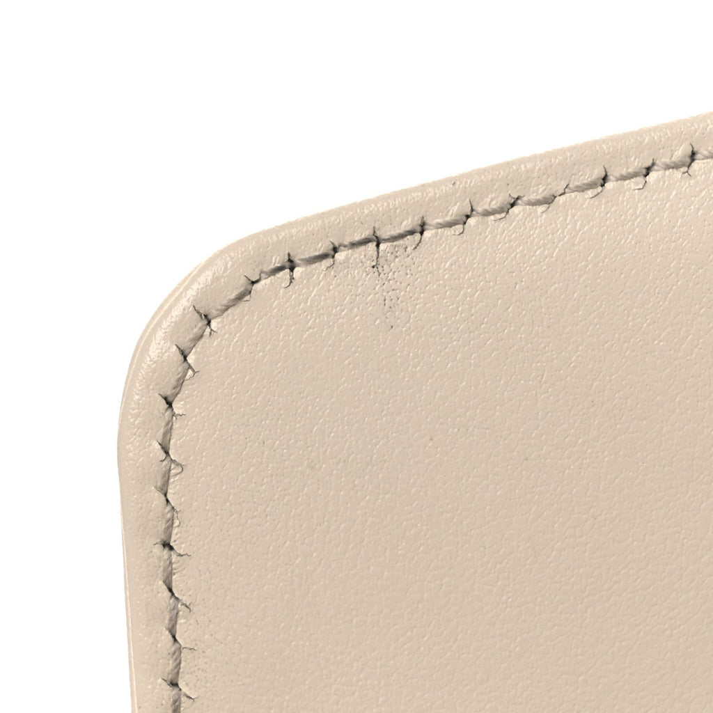 Gucci Calfskin Matelasse Small GG Marmont Shoulder Bag White