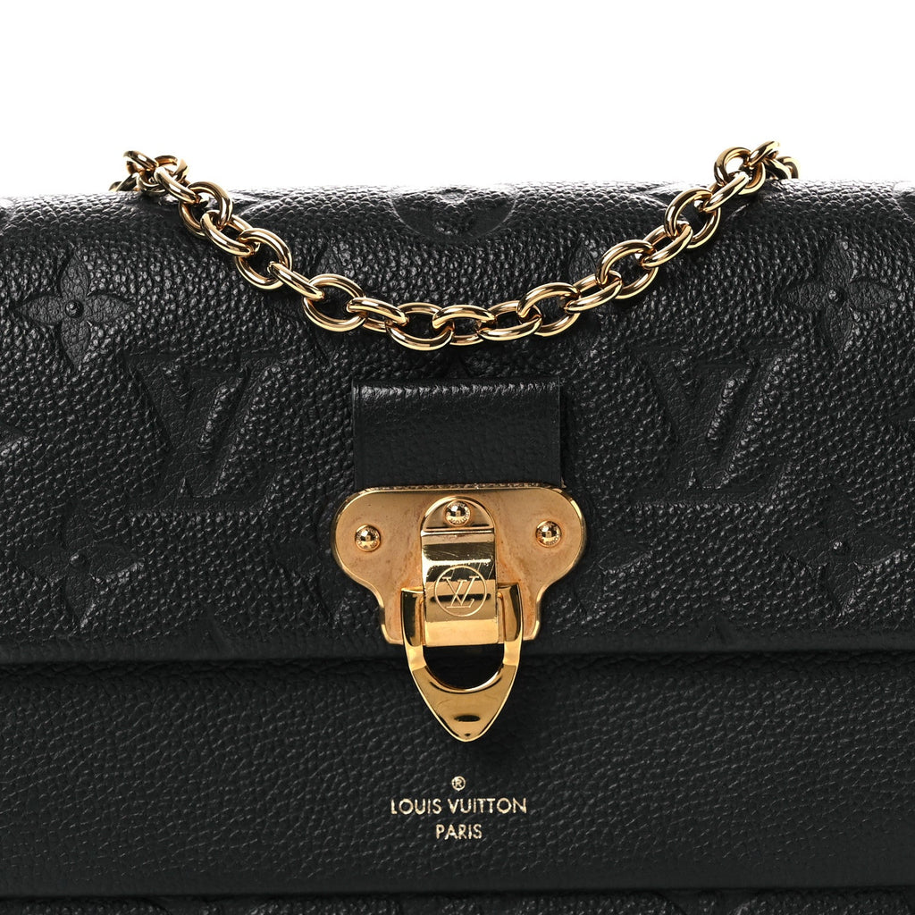 Louis Vuitton Empreinte Vavin Chain Wallet Black