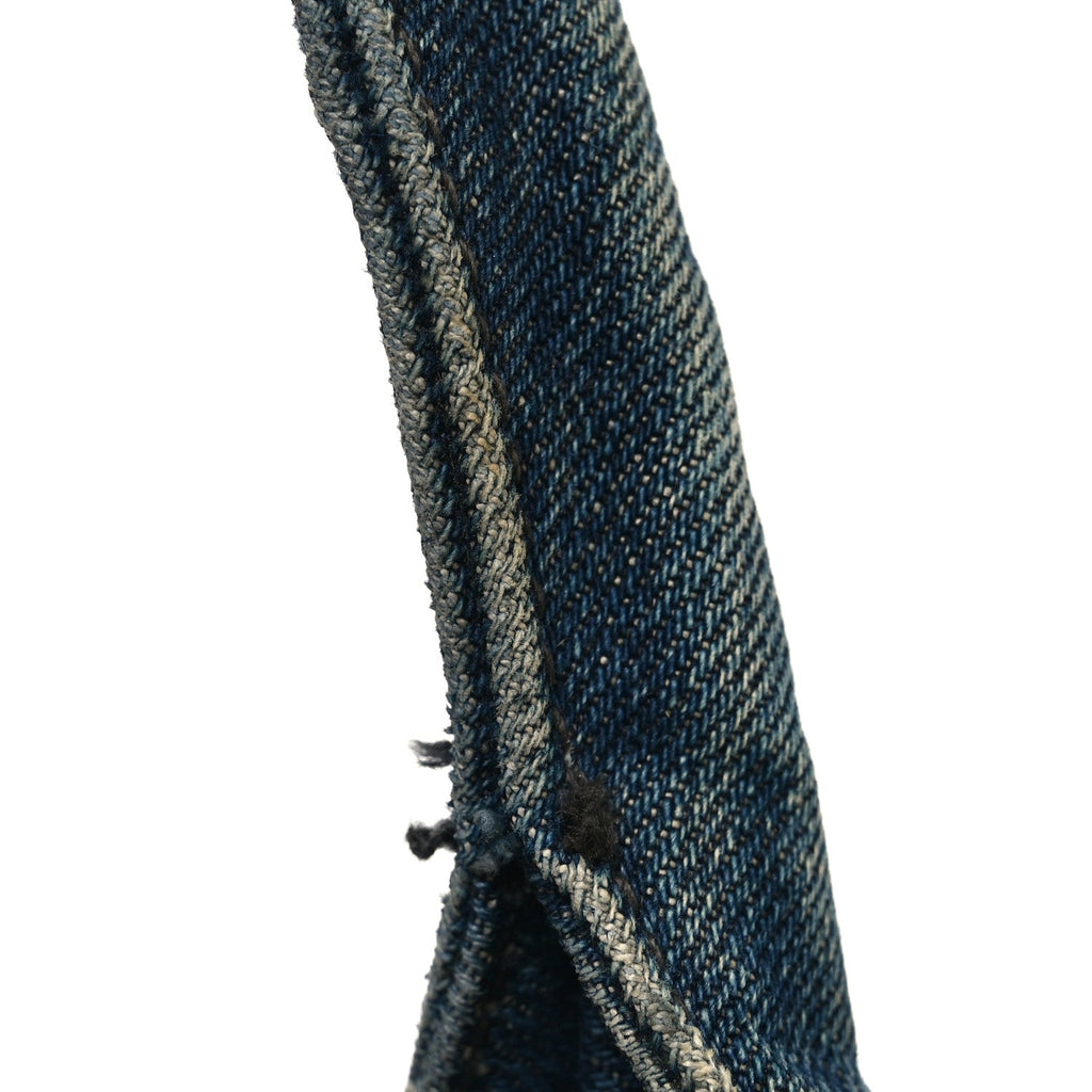 Prada Denim Logo Tote Avio