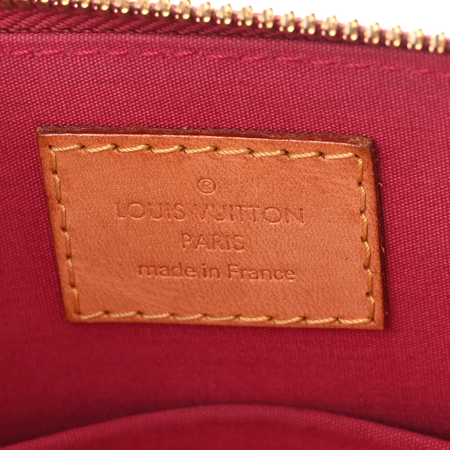 Louis Vuitton Vernis Alma BB Rose Indien