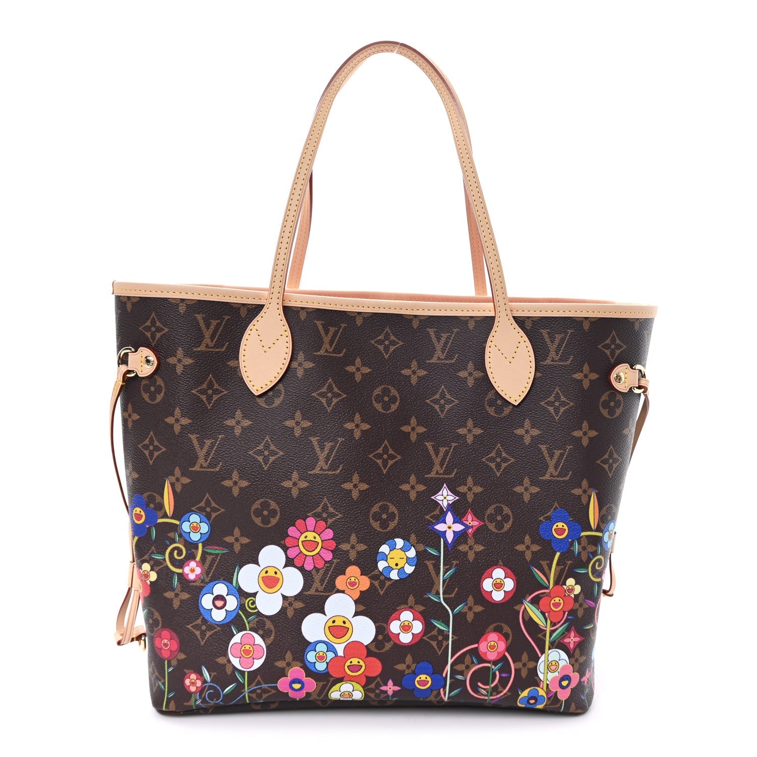 Louis Vuitton LV X TM Monogram Flowers Neverfull MM
