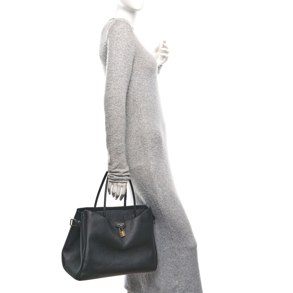 Louis Vuitton Calfskin Vendome MM Black