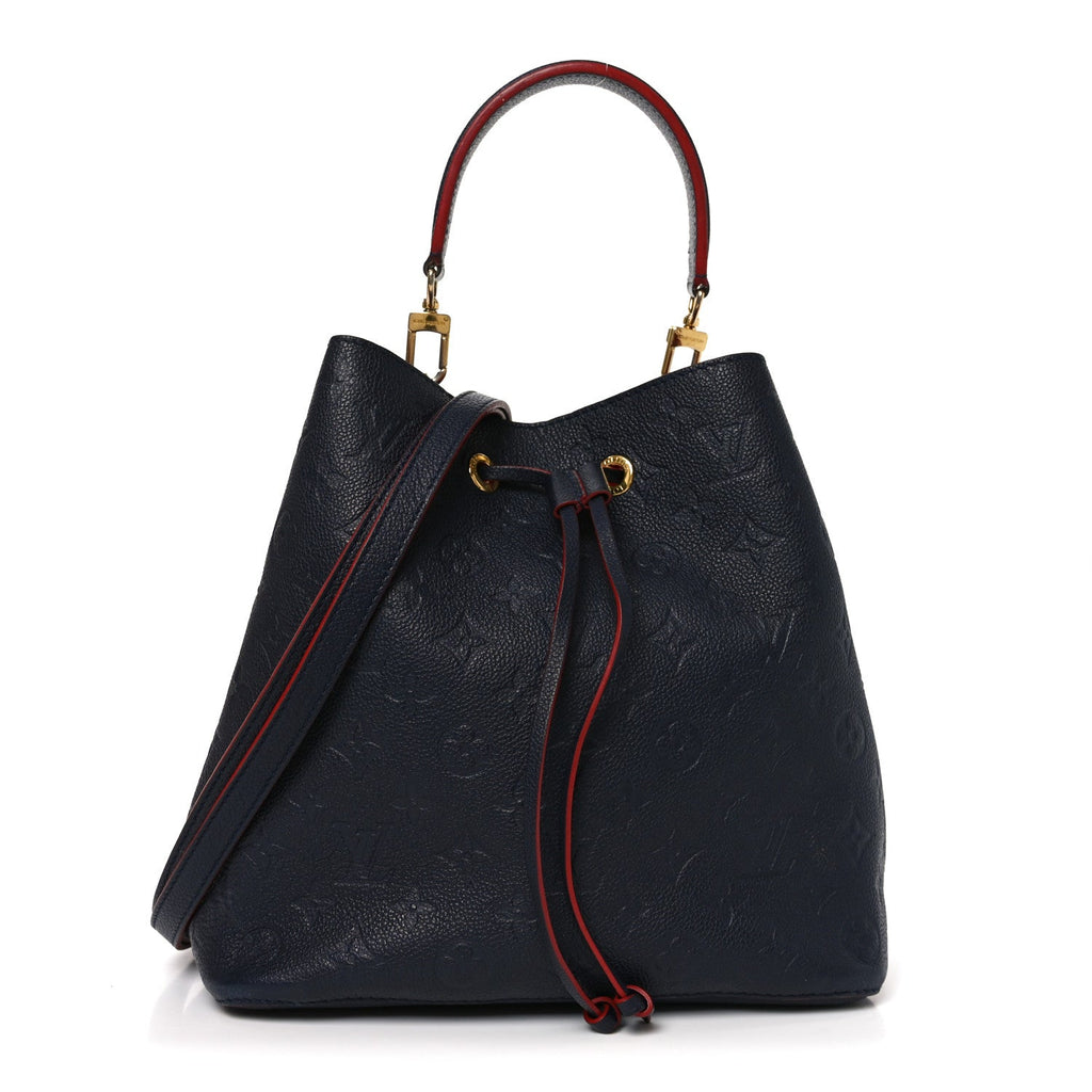 Louis Vuitton Empreinte Neonoe MM Marine Rouge