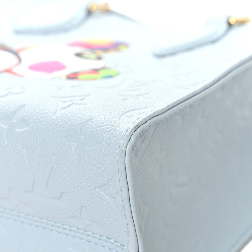 Louis Vuitton LV X TM Empreinte Monogram Superflat Onthego PM Washed Blue