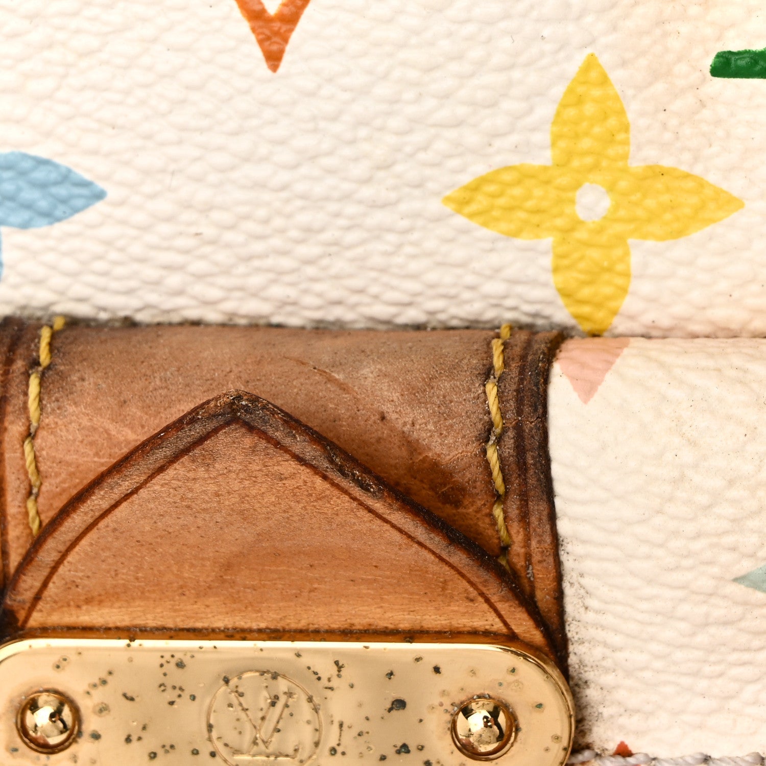 Louis Vuitton Monogram Multicolor Speedy 30 White
