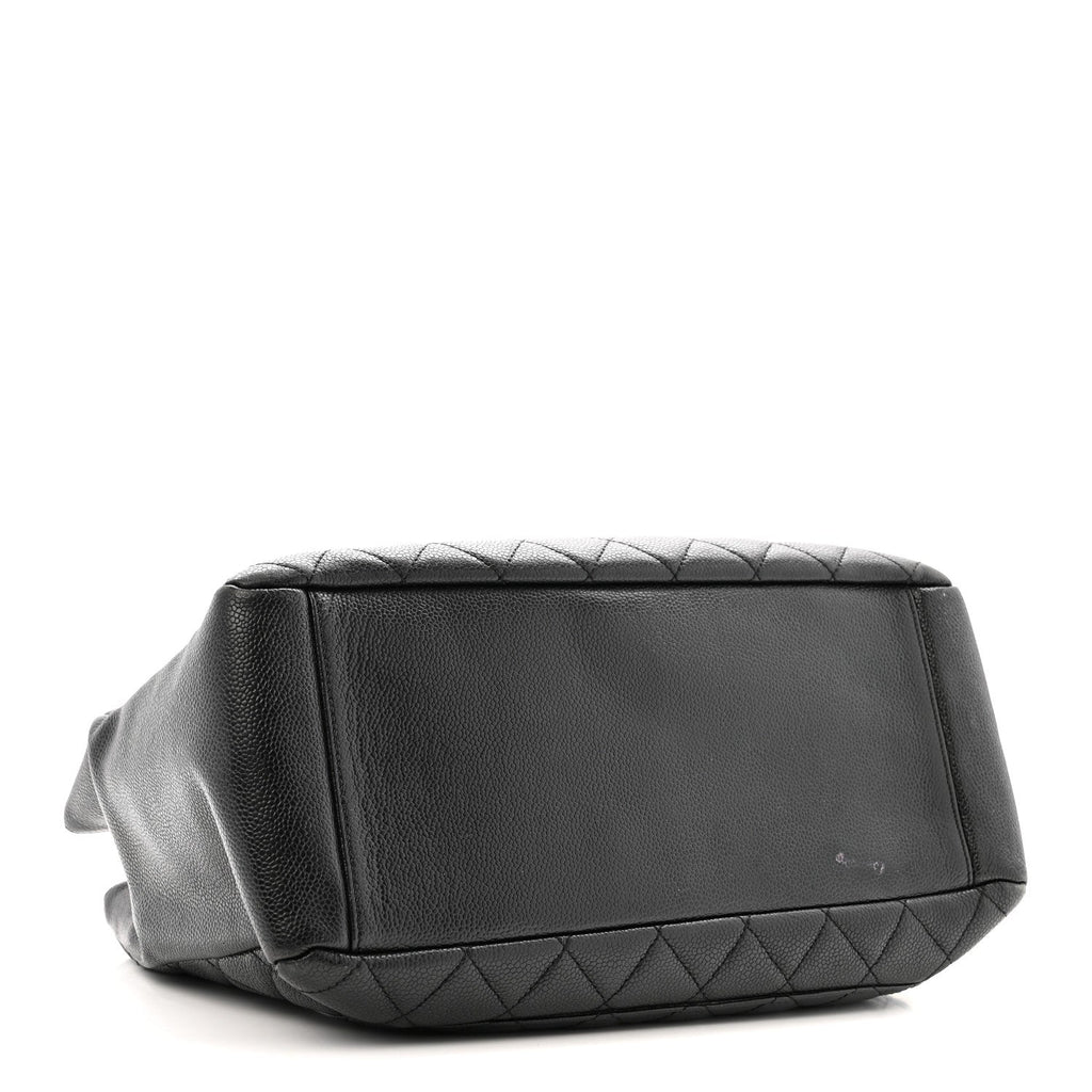 Chanel Caviar Quilted Grand Shopping Tote GST Black