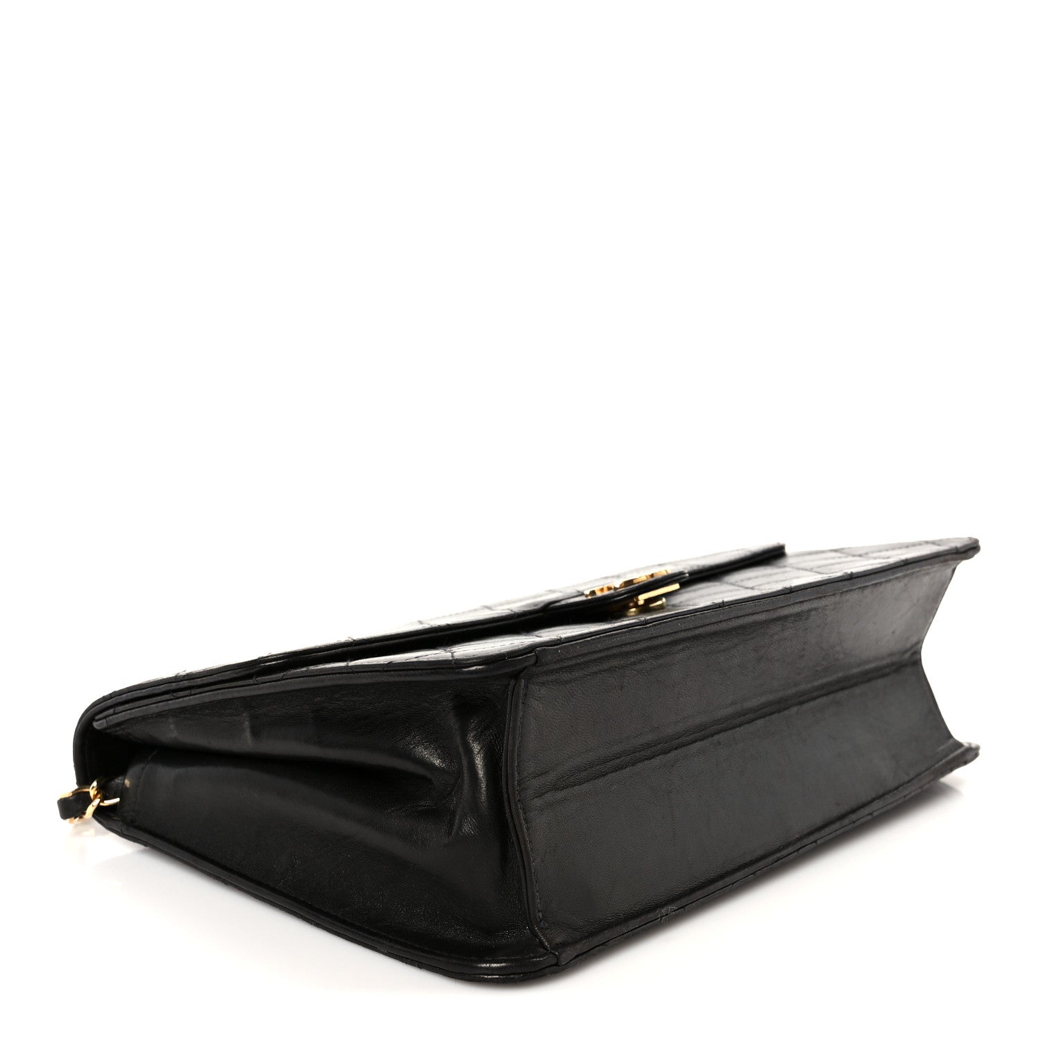 Chanel Lambskin Quilted Medium Single Flap Black