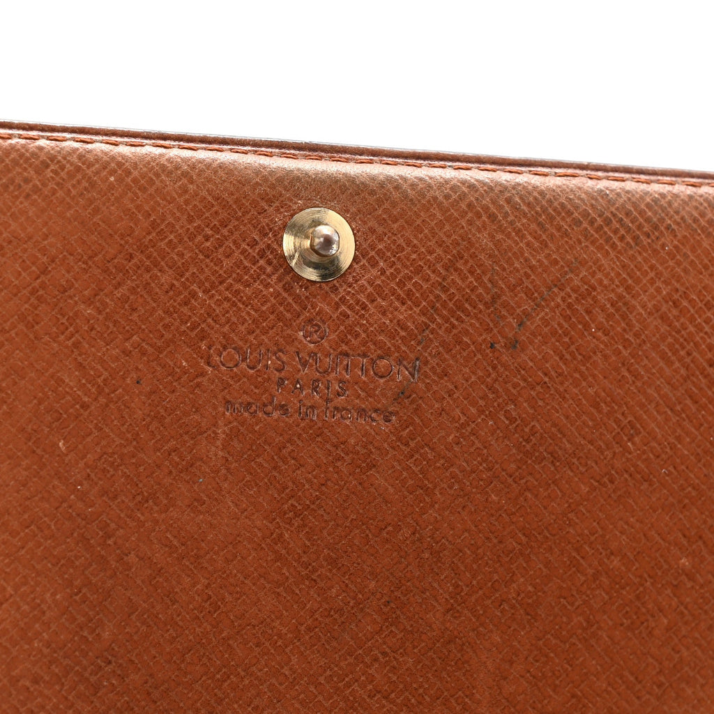 Louis Vuitton Monogram Porte-Monnaie Billets Tresor Wallet