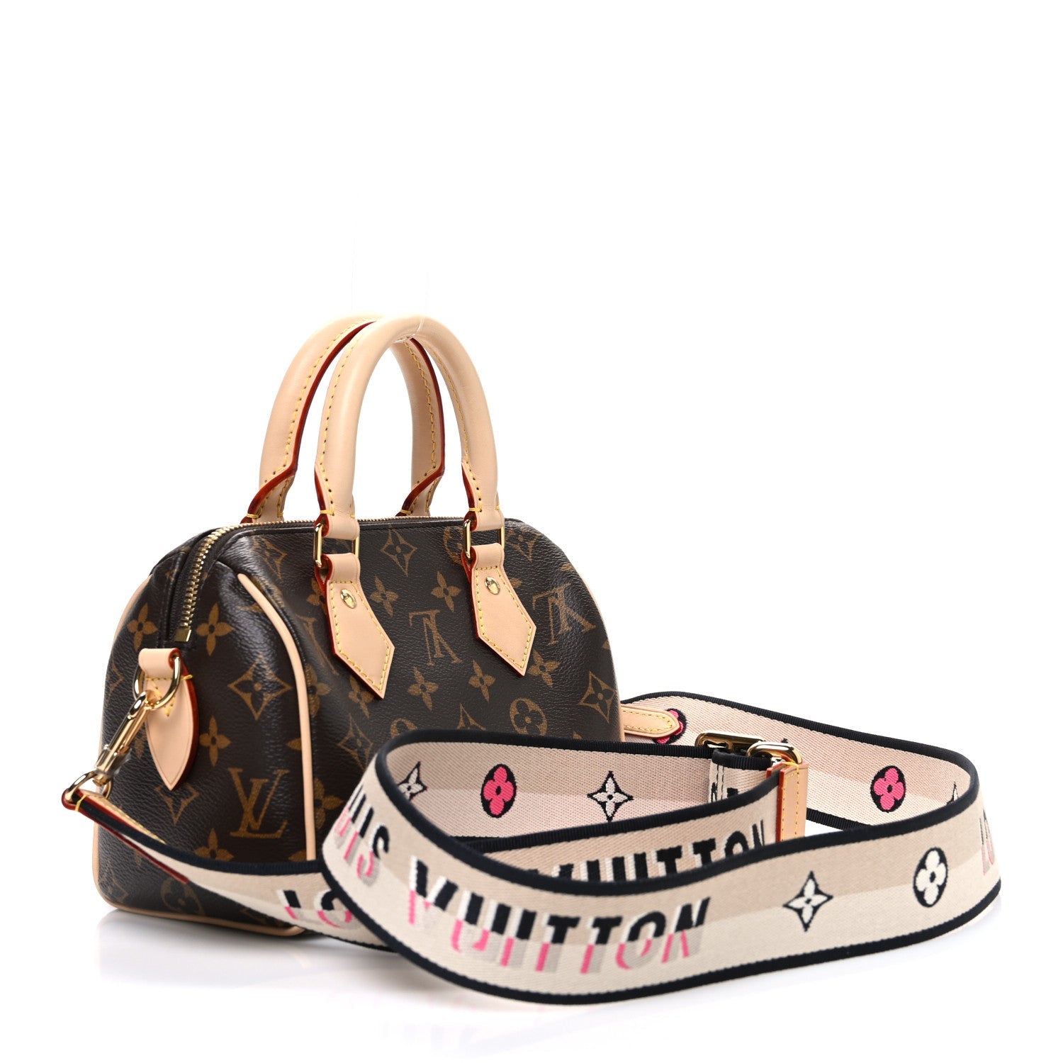 Louis Vuitton Monogram Speedy Bandouliere 20 Black