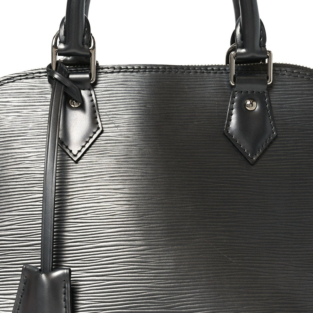 Louis Vuitton Metallic Epi Alma PM Black Silver